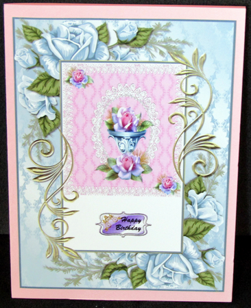 6 Spun Glass & Gold Accent Sentiment Tags - Cu4cu by Linda Wright