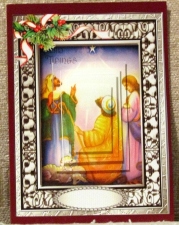Glad Tidings at Christmas , Pyramid by Linda Wright
