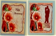 Anniversary and Engagement A5 Toppers by Linda Wright