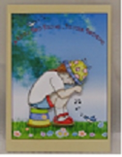 A Little Bird Told me its Your Birthday Card Front & Decoupage by Linda Wright
