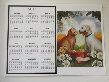 Animal Romance Calendar by Linda Wright
