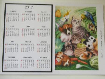 Fruit, Veg & Cuteness Calendar by Linda Wright