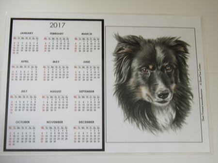 The Collie Calendar by Linda Wright