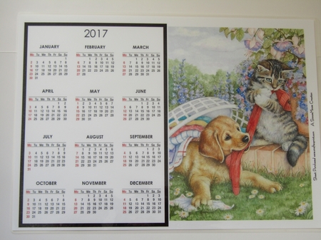  Washday Wars Calendar by Linda Wright