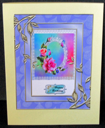 Toppers Lacey Florals by Linda Wright