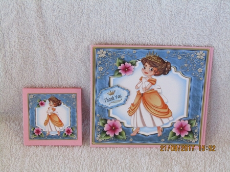 A Real Princess Card Front Kit.7 by Linda Wright