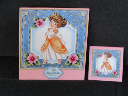 A Real Princess Card Front Kit.7 by Linda Wright