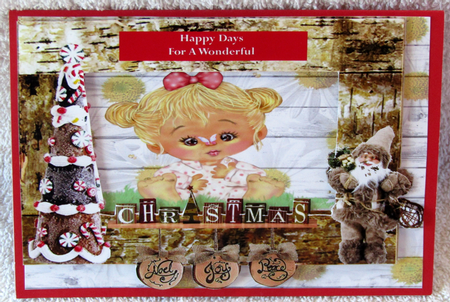 kpd17-247 Cluster Frames Christmas 01 by Linda Wright