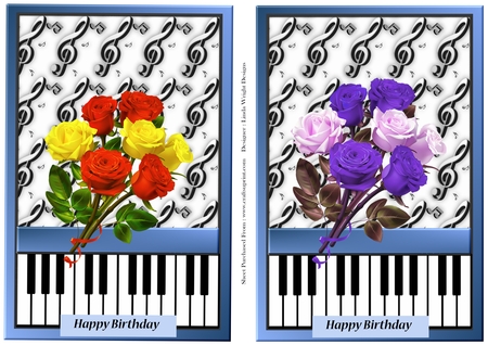 Rose Bouquets by Linda Wright