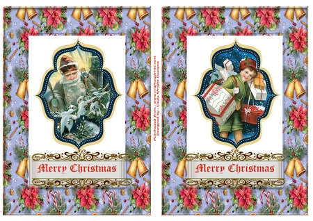 Christmas Square Frames collection by Linda Wright