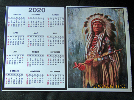 2020 Calendar -  Landscape Sitting Bull by Linda Wright