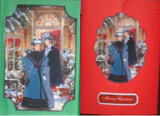 Victorian Christmas Plaques #2 by Linda Wright