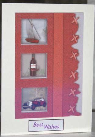 Male Birthday or Retirement Easy 3D Look Card by Linda Wright