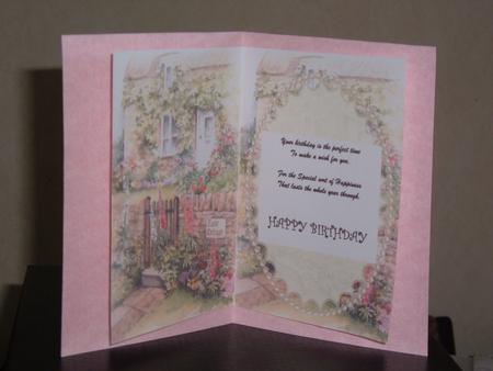 Rose Cottage Insert Sheet by Linda Wright