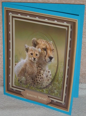 Beautiful Leopard and Cub on the Plains by Linda Wright