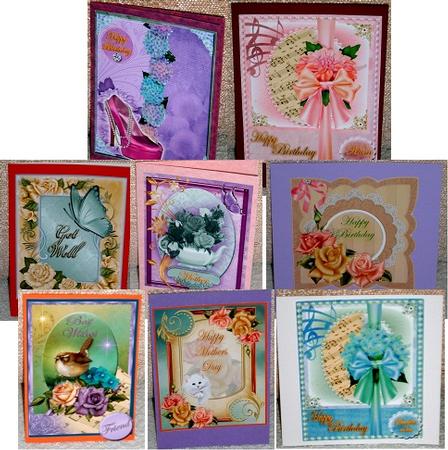 Bumber Kit- 15 Sheets of Floral Designs #2 for Many Occasion by Linda Wright