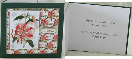 Floral Lily All Occasions by Linda Wright