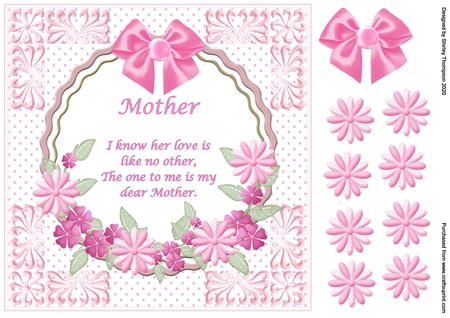 Floral Edge Frames by Shirley Thompson