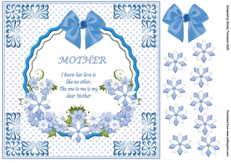 Floral Edge Frames by Shirley Thompson
