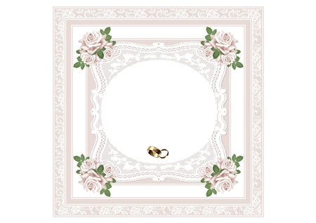Bridal Blush Lace Mat by Shirley Thompson