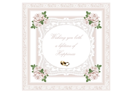 Bridal Blush Lace Mat by Shirley Thompson