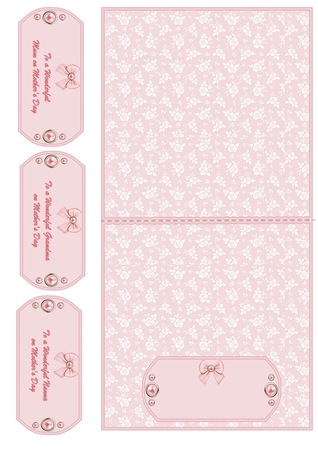 Shabby Chic Rose A4 Digital Paper by Shirley Thompson