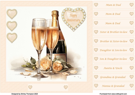 Champagne Bouquet Elegance Background by Shirley Thompson