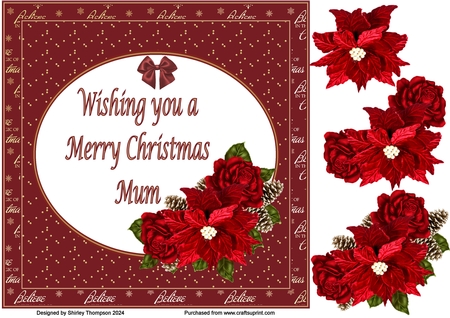Christmas Seamless Patterns - A4 - 210mm x 297mm by Shirley Thompson