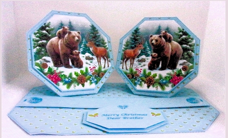 Festive Winter Scene by Shirley Thompson
