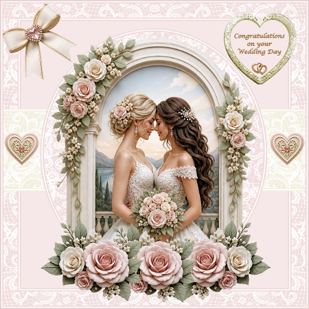Mrs & Mrs 1 Large Clipart Collection in PNG  by Shirley Thompson