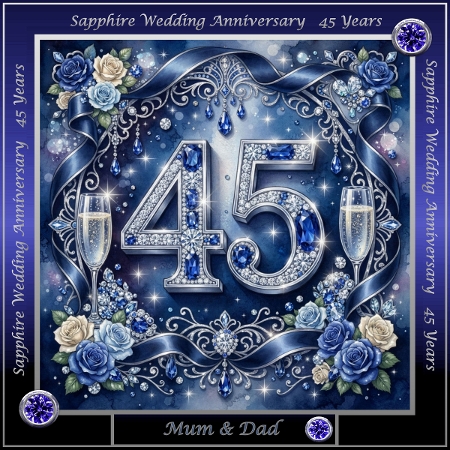 45th Wedding anniversary  by Shirley Thompson