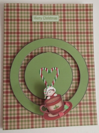 Elf in Teacup Circle Slider by Shirley Thompson