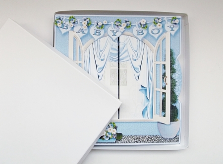 3D Room with a View - Sweet Dreams New Baby Boy by Shirley Thompson