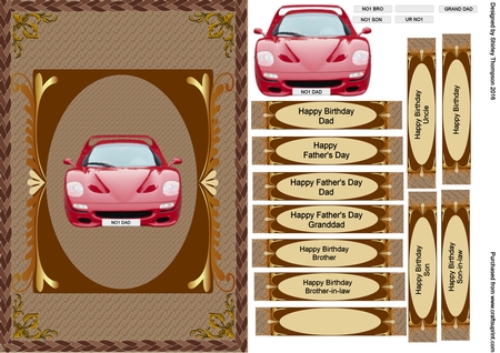 10 Ferrari Cars by Shirley Thompson
