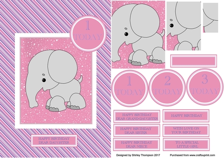 Safari Babies Digital Stamps by Shirley Thompson