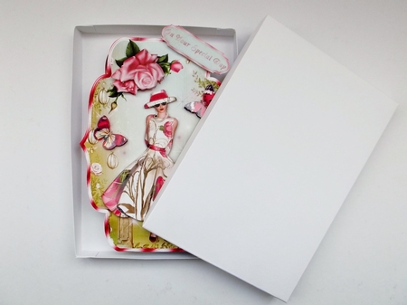 An English Rose Quick & Easy Pop-out Card Mini-kit by Shirley Thompson