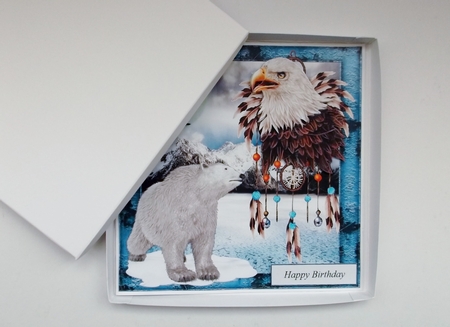 Northern Dreams Topper with Decoupage by Shirley Thompson