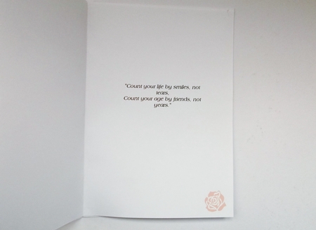 Peach Rose Beauty A5 by Shirley Thompson