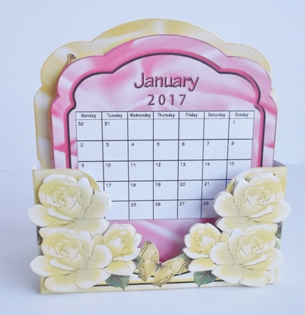 2017 Roses Calendar Set Kit by Shirley Thompson