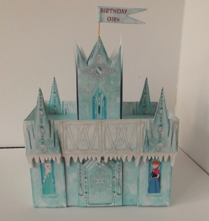 Snowflake Princess Party Novelty Castle GiftStorage Box by Shirley Thompson