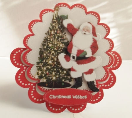 Santas Christmas Rocker by Shirley Thompson