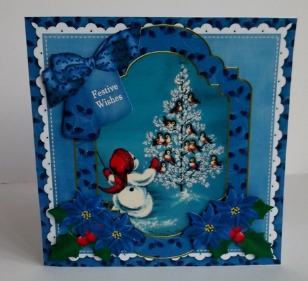 All Together Festive Wishes 8in Step by Step by Shirley Thompson