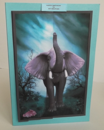 Elephant and Hare Side Stacker by Shirley Thompson