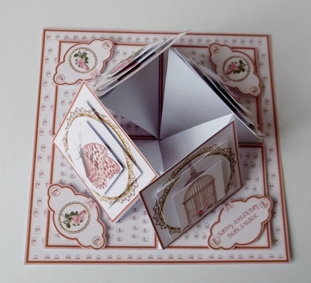 Delicate gold frames by Shirley Thompson