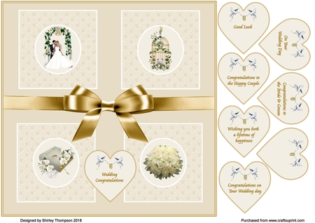 Lace 8x8 Frames suitable for weddings cu4cu ok by Shirley Thompson