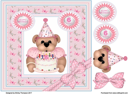 Easter Bunnies Bows set 2 by Shirley Thompson