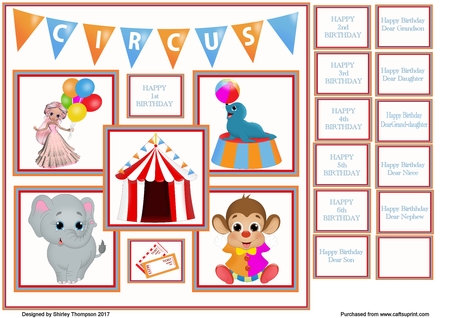 At the Circus Clipart Set Featured Gallery Photo