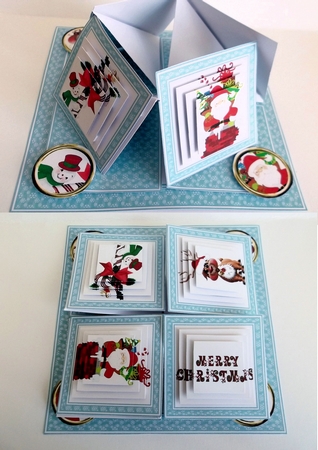 Classic Santas clipart, graphics, illustrations AMB-198 by Shirley Thompson