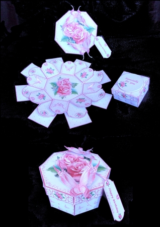 CU Pink Spring Roses Vignette by Shirley Thompson