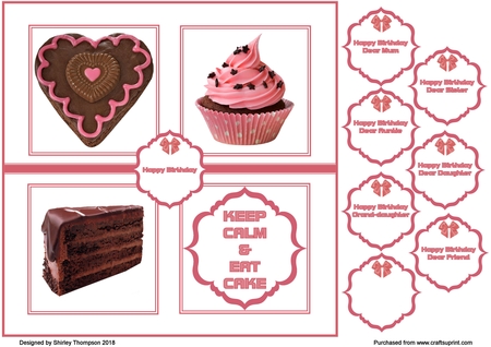 Designer stash Chocolates cakes and candy  by Shirley Thompson